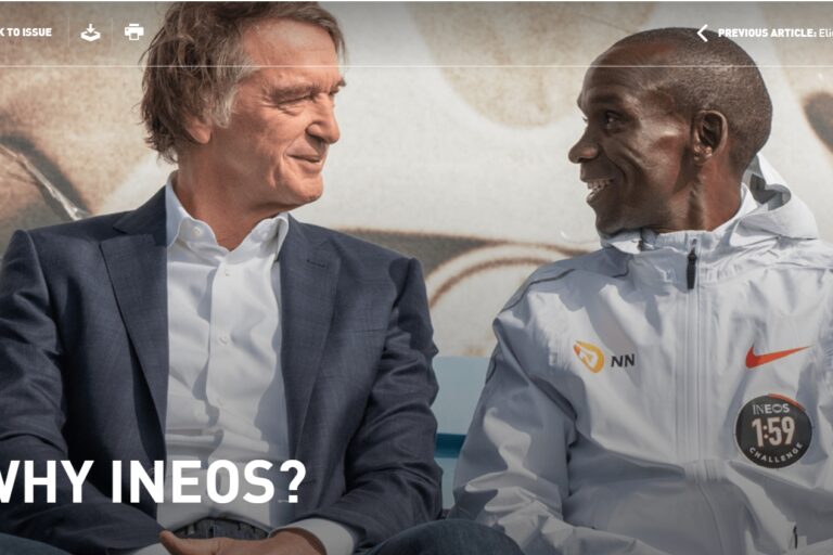 ratcliffe kipchoge