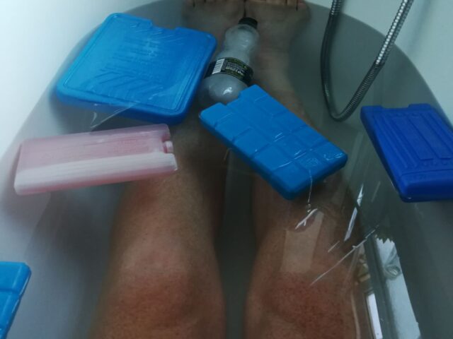 Trying to play catch up recovery - Ice bath during The Accumulator DNF